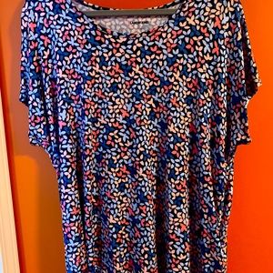 Lands’ End very versatile u-neck top, size XL